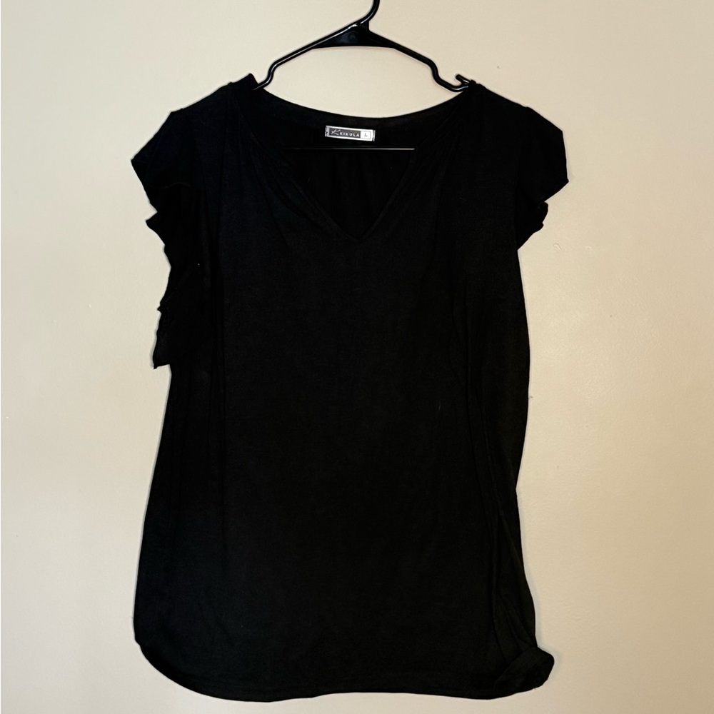 Classic Black Short Sleeve Women's Tee